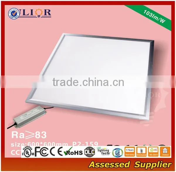 P15A-313 modern led 600*600mm Up to 115lm/w CE RoHS FCC DLC CERTIFICATED battery operated led ceiling light hospital using