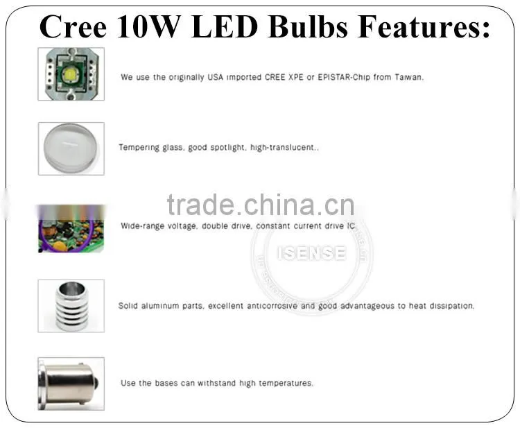 ba15s 4G-1156FW-CR-10W-turning light ba15s miniature led auto bulbs