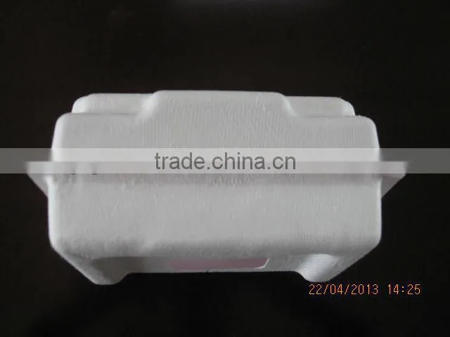 Custom Sugarcane Bagasse Molded Fiber Coffee Cup Trays,Cup Holder Pulp Paper