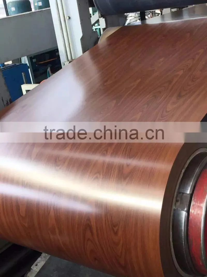 wooden pattern printed ppgi steel coils