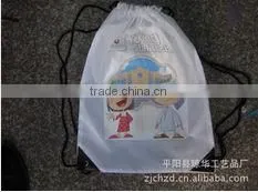 Factory direct sale cheap custom printed drawstring shoe bags
