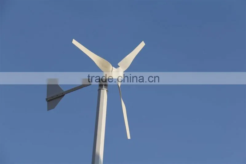CE approved 1000w 48v horizontal axis wind power turbine/windmill wind generator manufacturer for home use made in china