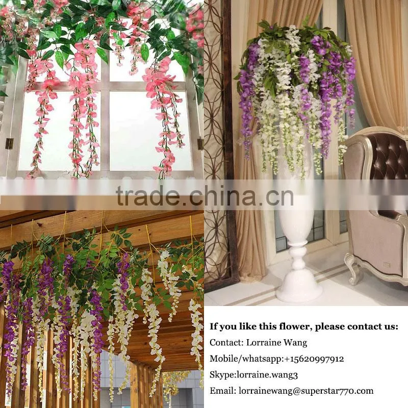 wisteria flower wholesale table centerpiece