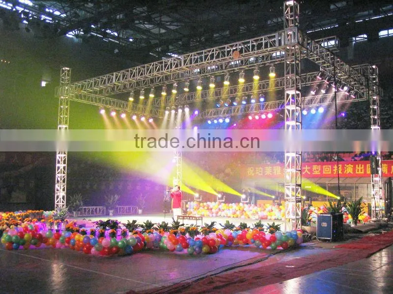 Shenzhen Mounteck heavu duty load aluminum truss 290mm concert stage roof truss