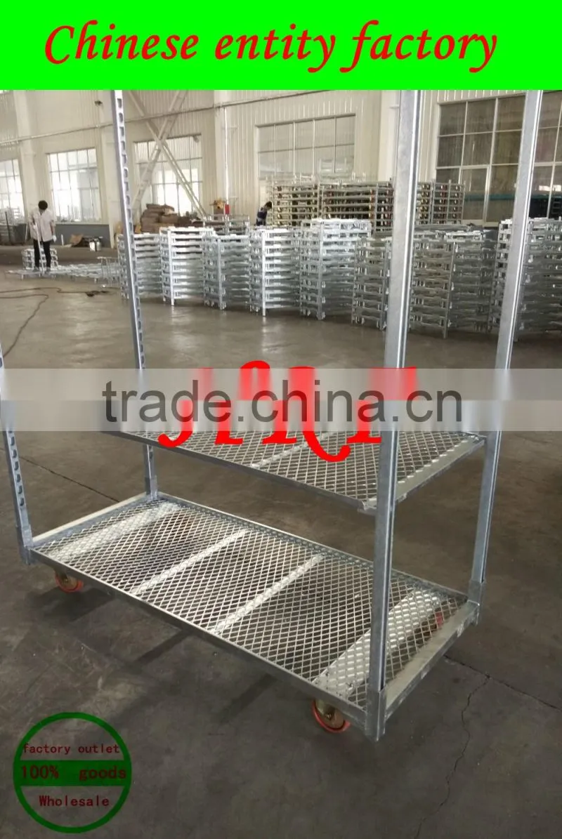 Decorative Flower Trolley, Danish Cart Flower cart, greenhouse trolley cart Display flower cart