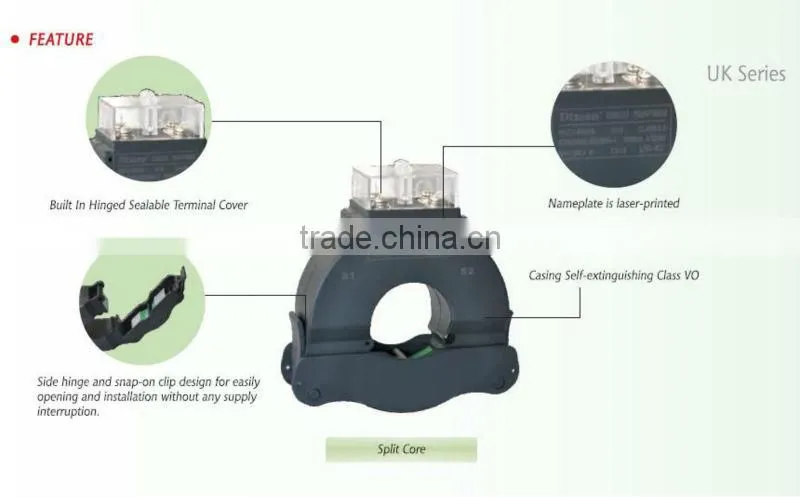 Mini Spilt core Current transformer UK-40