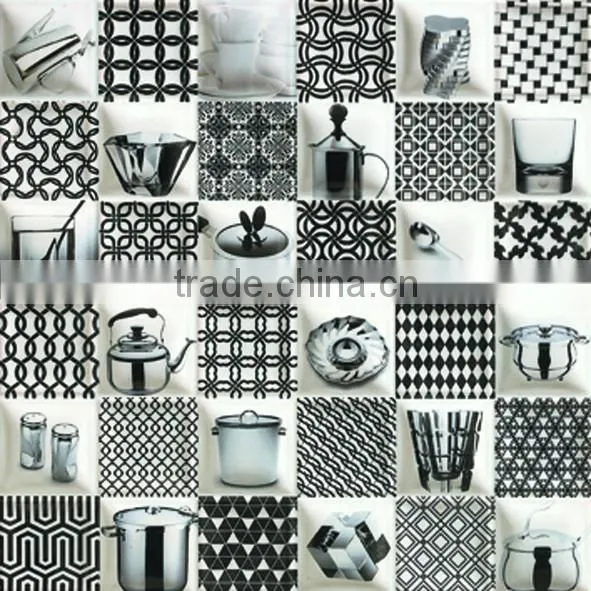 300*300mm restaurant kitchen tile floor tiles glazed tile 3d mosaic tile ceramic wall tile