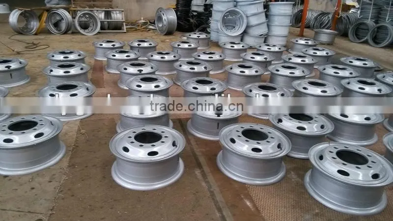 HINO wheel 7.5-20, heavy truck wheel for 10.00-20 tire, trailer steel wheel