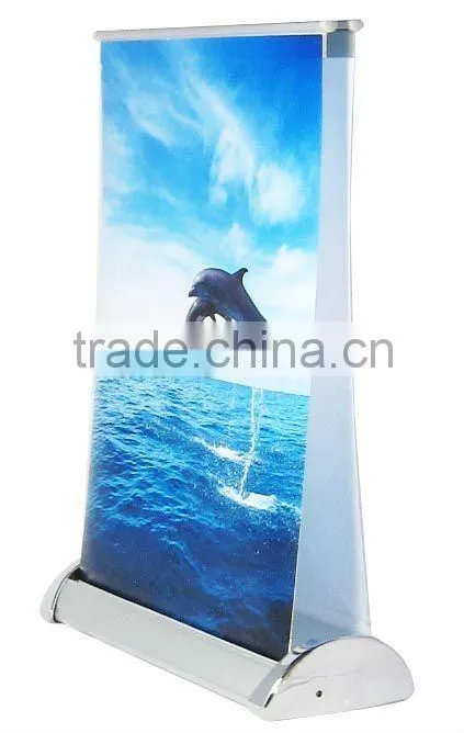 Desktop banner stand,Table banner display,Mini roll up banner