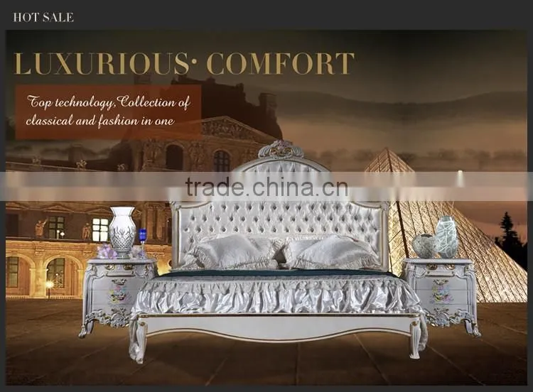 luxury royal bedroom furniture-french furniture style bed