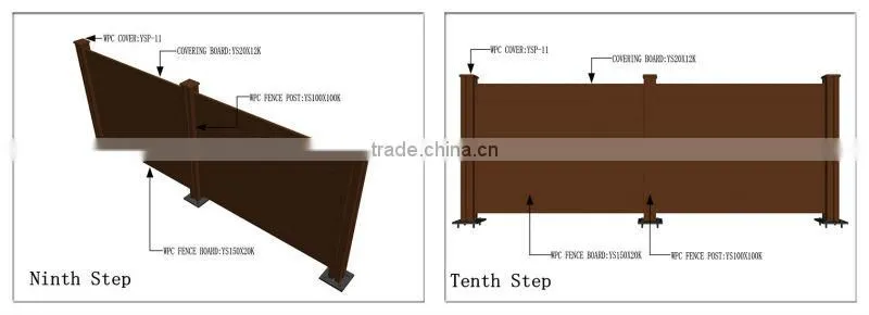 wood plastic fence