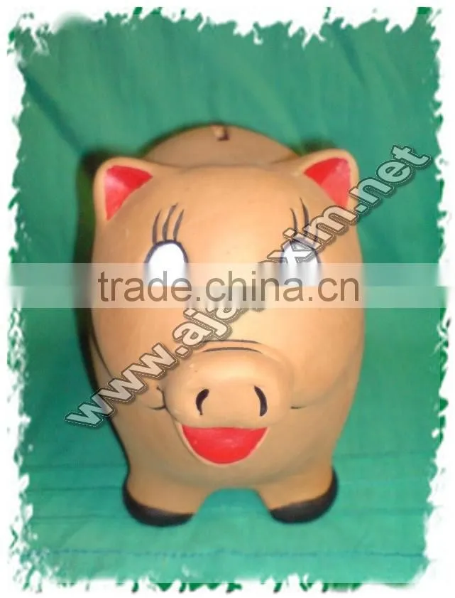 Clay Piggy Box