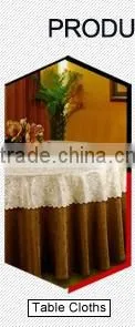 POPULAR CHAMPAGNE TABLE LINEN FOR WEDDING ON SHINE MESH