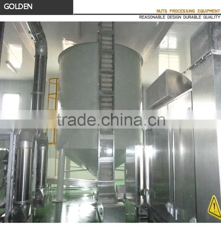 Professional Nut Equipment Peanut Roasting Blanching Line