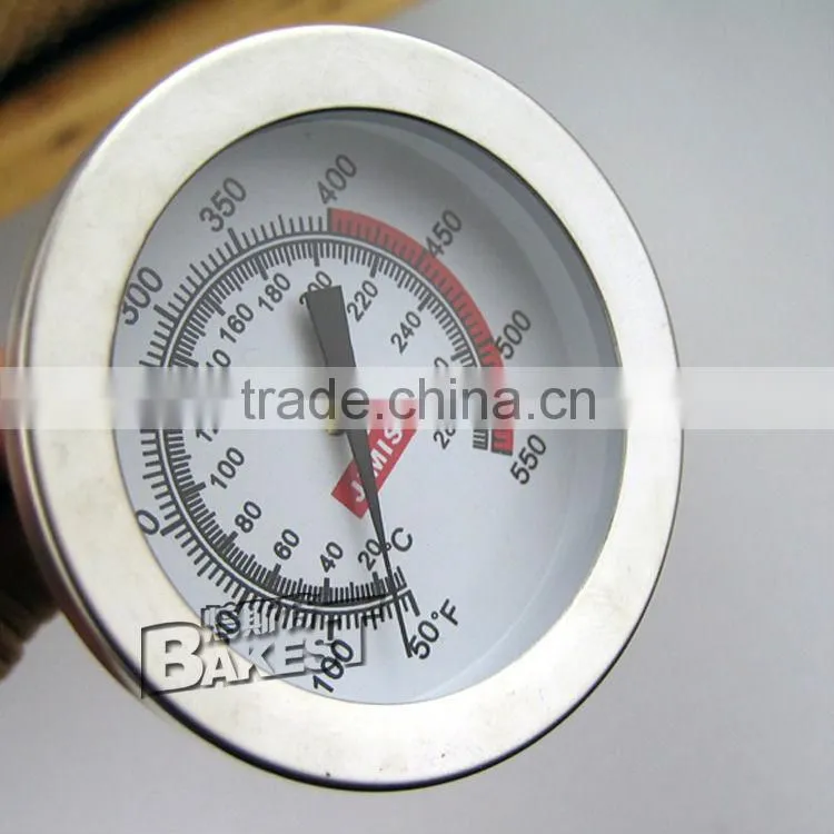 Q02 BAKEST portable oven roast Cake deep fry frying fried food clock meat cook dial stainless steel thermometer