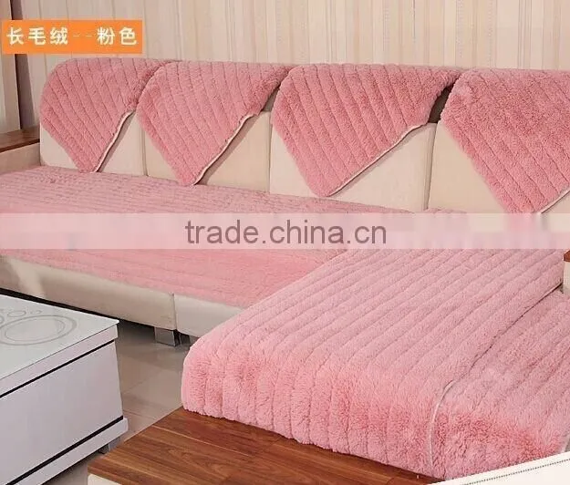 Long microfleecefabric sofa cover