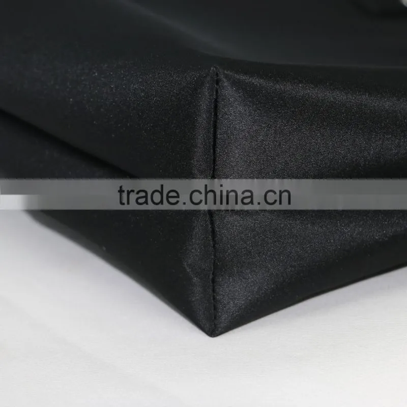 Alibaba best selling high quality black shopping bag portable recyclable shopping cotton bag
