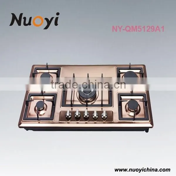 Best selling stainless steel kitchen coutertops gas stove valve price built-in hob
