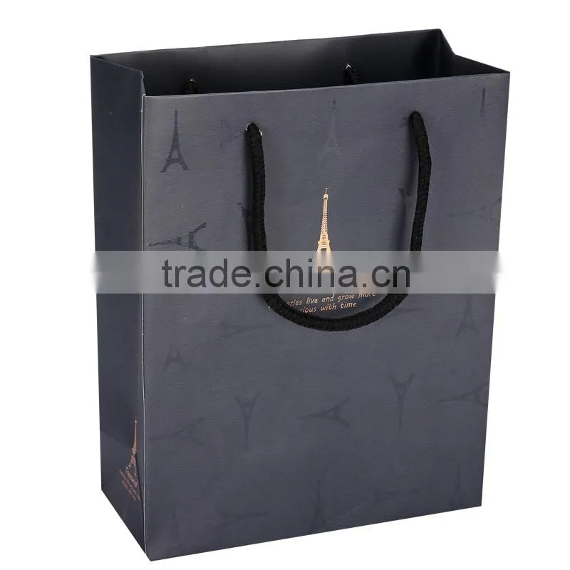 France style paper bag paper bag gift bag shopping paper bag low price customized logo