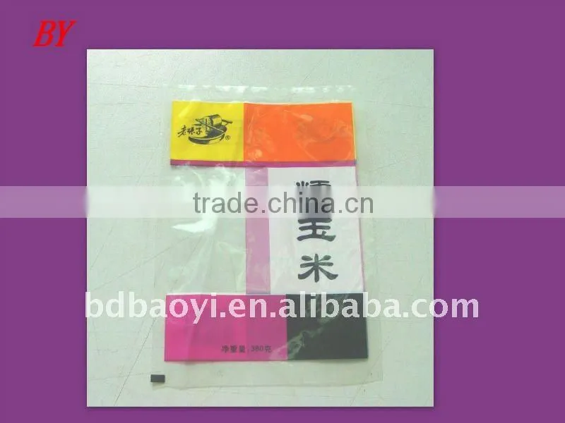 plastic packaging bag for chips/snack