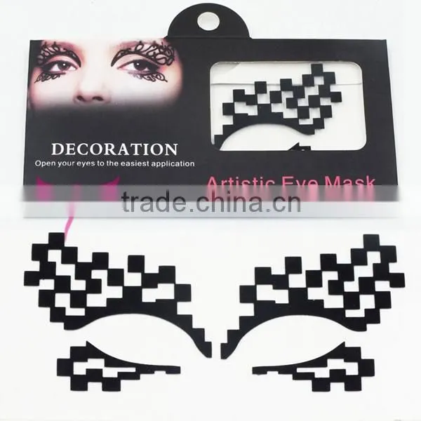 Digital design eye mask decoration sticker for eye art