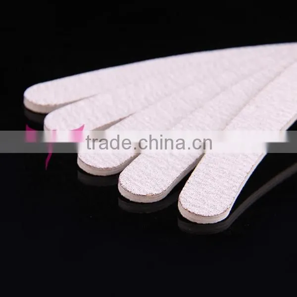 Hot design single white color nail file,cheap nail file for nail art