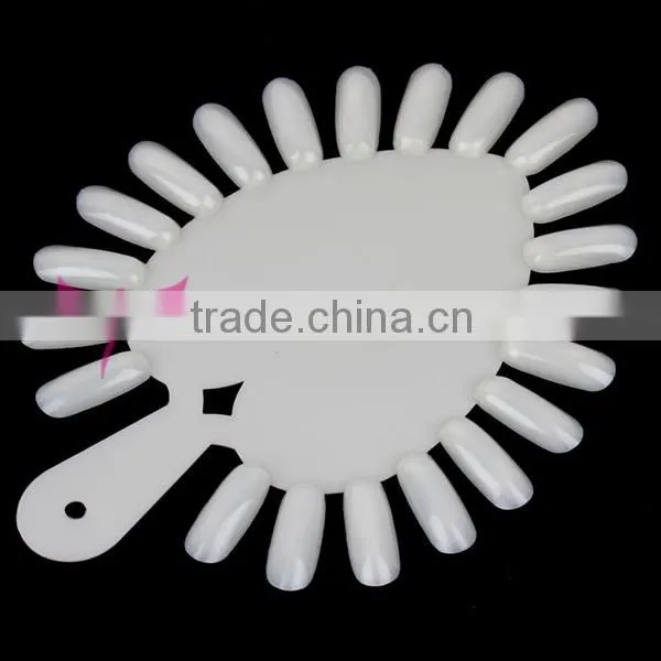 Hot transparent plastic ABS nail color polish chart display