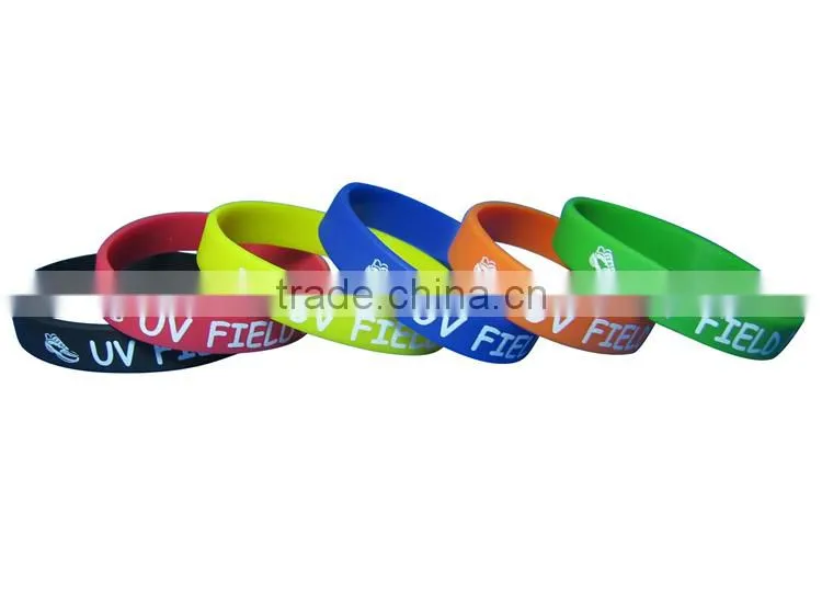 Solid colour Printing for silicone wristbands