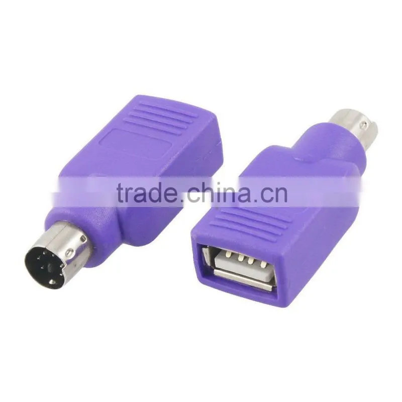 PS2 PS/2 female to USB male mouse passive adapter