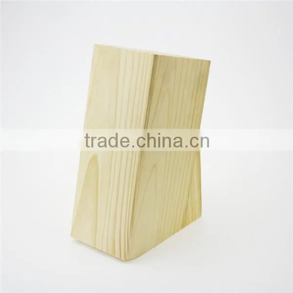 Low price wooden knife block knife sets