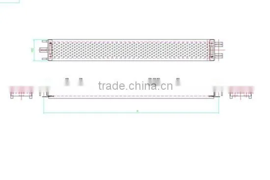 320mm width layher style steel plank with hooks