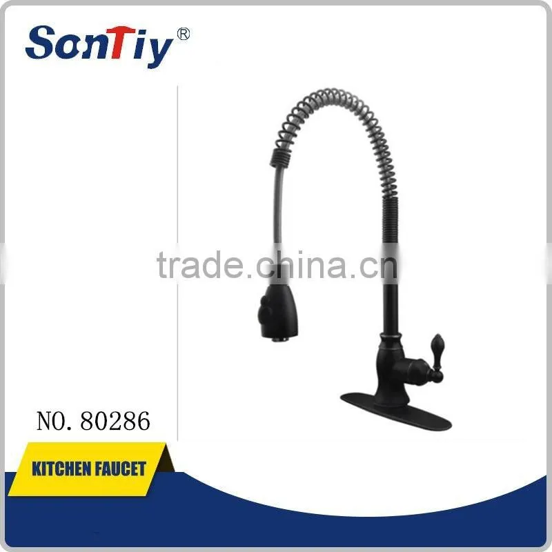 New design good quality faucet brass upc pull out kitchen mixer