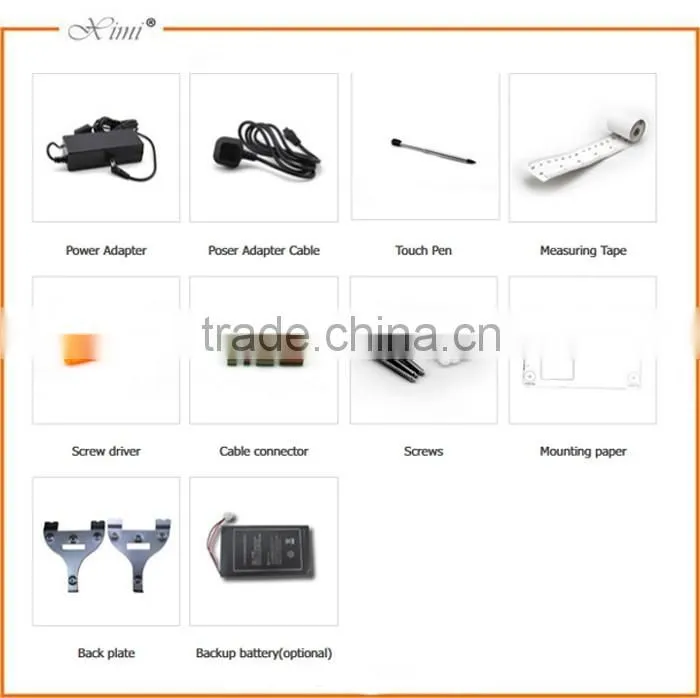 Face and card time attendance and access control with optional WIFI GPRS function and back up battery