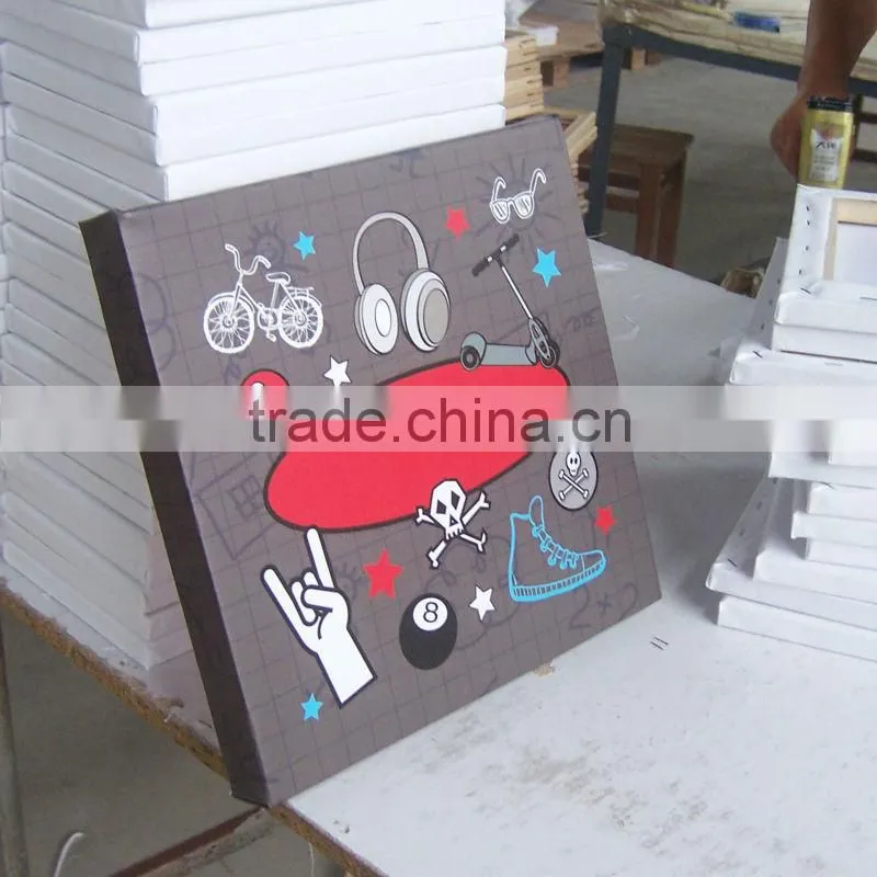 Inkjet Printed stretcher canvas