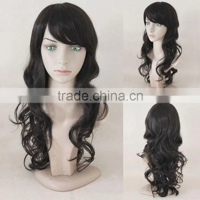 Synthetic Ombre Blonde Wig Long Curly Wig African American Wig For Women Cheap Fake Hair