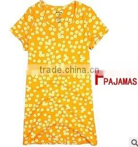 yellow printed design your own pajamas