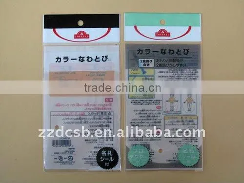 BOPP self adhesive bag with header