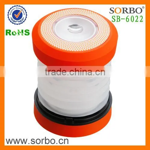 Mini Rechargeable LED Lantern With Solar Panel and Phone Charger for Hiking ,Boating,Camping,Home