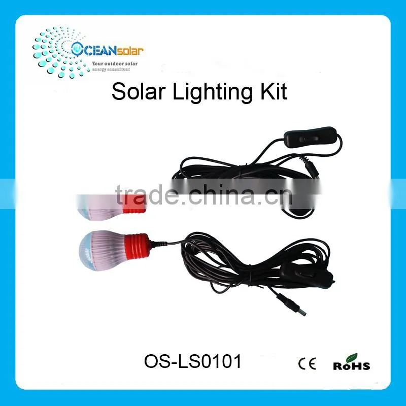 Hot sell DC solar home lighting kit