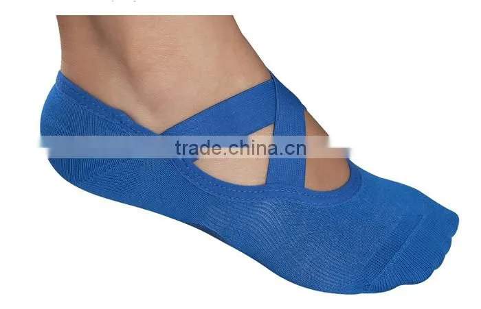 cotton ladies anti slip dance women yoga pilates socks