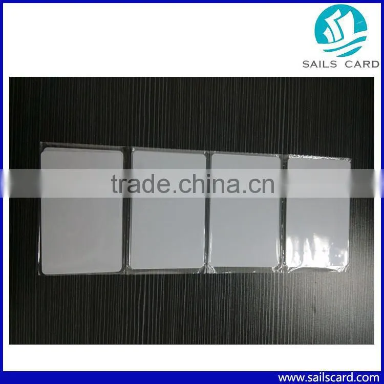 Cr80 size blank rfid blocking card with cheap price
