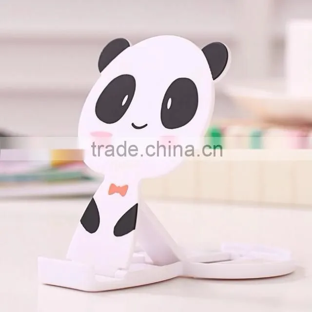 Cartoon mirror plastic cell phone display stand