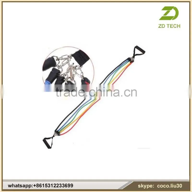 11PCS Resistance Bands, Exercise Bands, Yoga Bands ZDS2008
