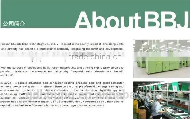 CE approved water warming medical mattress with remote control