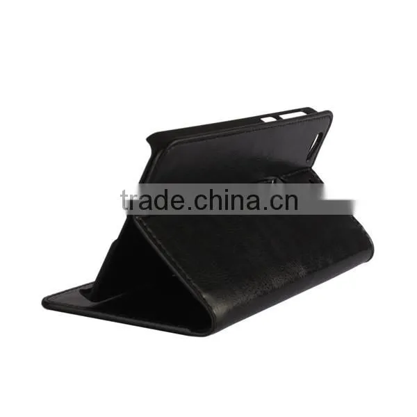 C&T Black Genuine Wallet Leather Flip Case Cover for Letv Le 1 5.5 inch