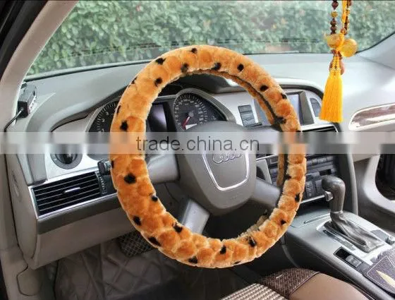New Warm Fur Car Steering Wheel Cover