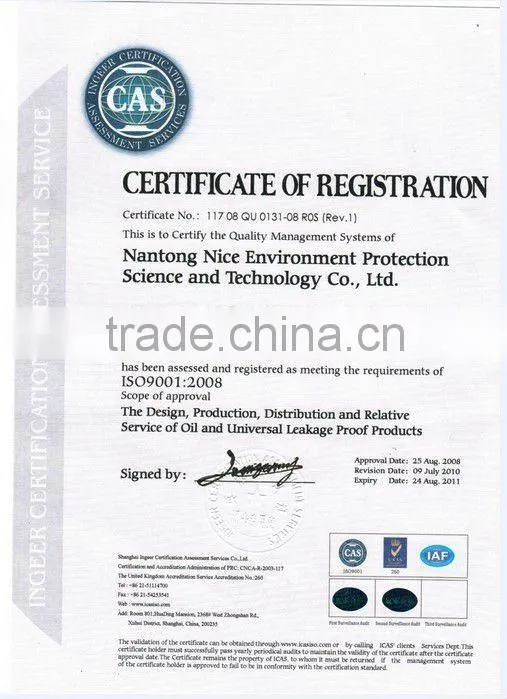 120L Wheelie Bin universal Spill Kits For Leak Control ISO9001:2008