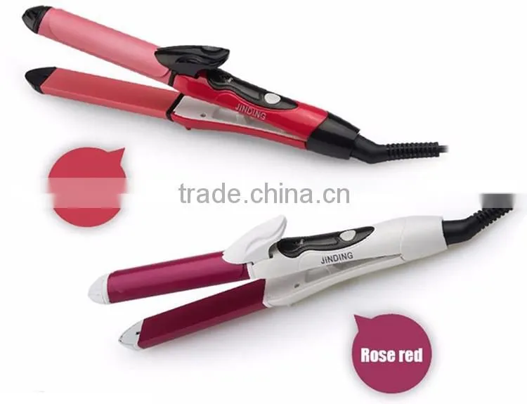 JINDING Home Professional Hair Iron Clip Hair Crimper Hair Straightener