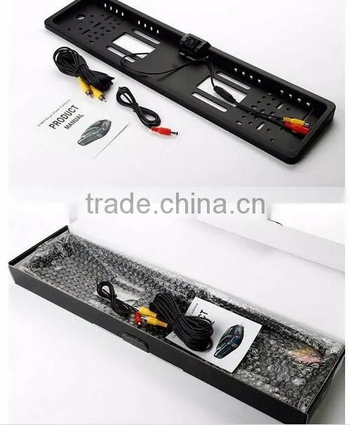 Night Vision License Plate Camera EU European Car Backup Camera