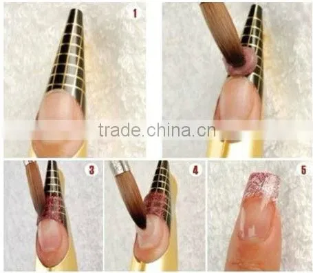Professional nail forms with high quality/hotselling 500pcs roll
